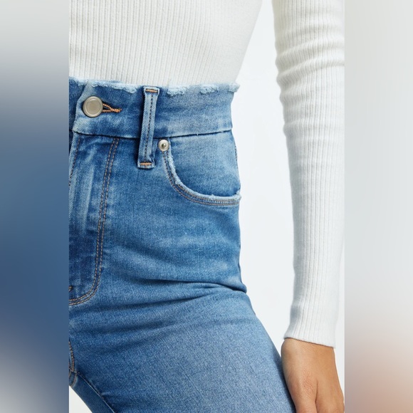 Good American Good Vintage Low Natural Fray Sz 6 - Picture 9 of 9